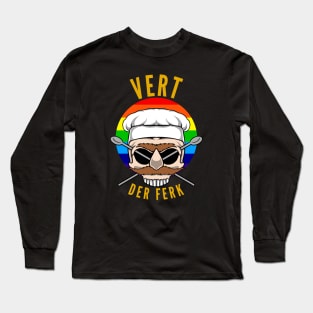 vert der frek skull Long Sleeve T-Shirt